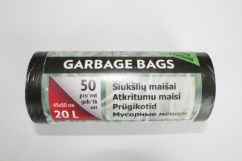 20L HDPE maišas 50 vnt