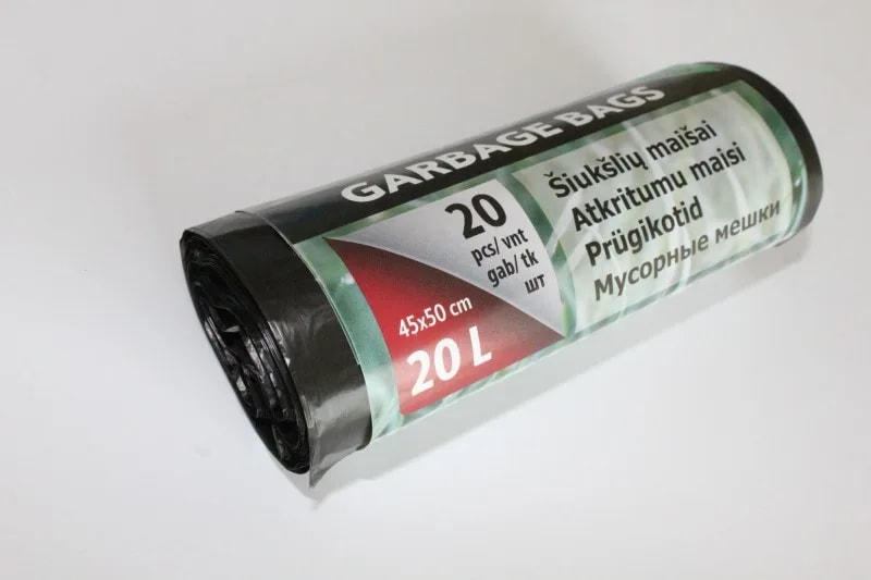 20L HDPE maišas 20 vnt