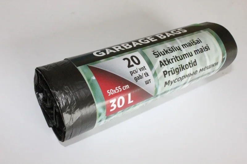 30L HDPE maišas 20 vnt